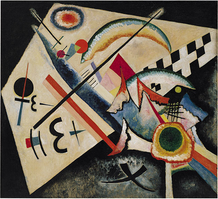 White cross 1922 Wassily Kandinsky Abstract Oil Painting